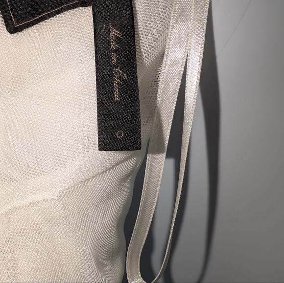 NWOT "BCBG MAXAZRIA" WHITE COCKTAIL DRESS SIZE 0 - Picture 3 of 11